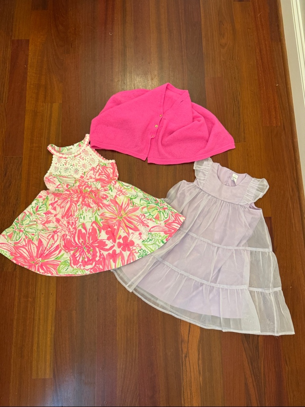 Lilly Pulitzer dress & shawl & Nordstrom lilac dress 5T bundle